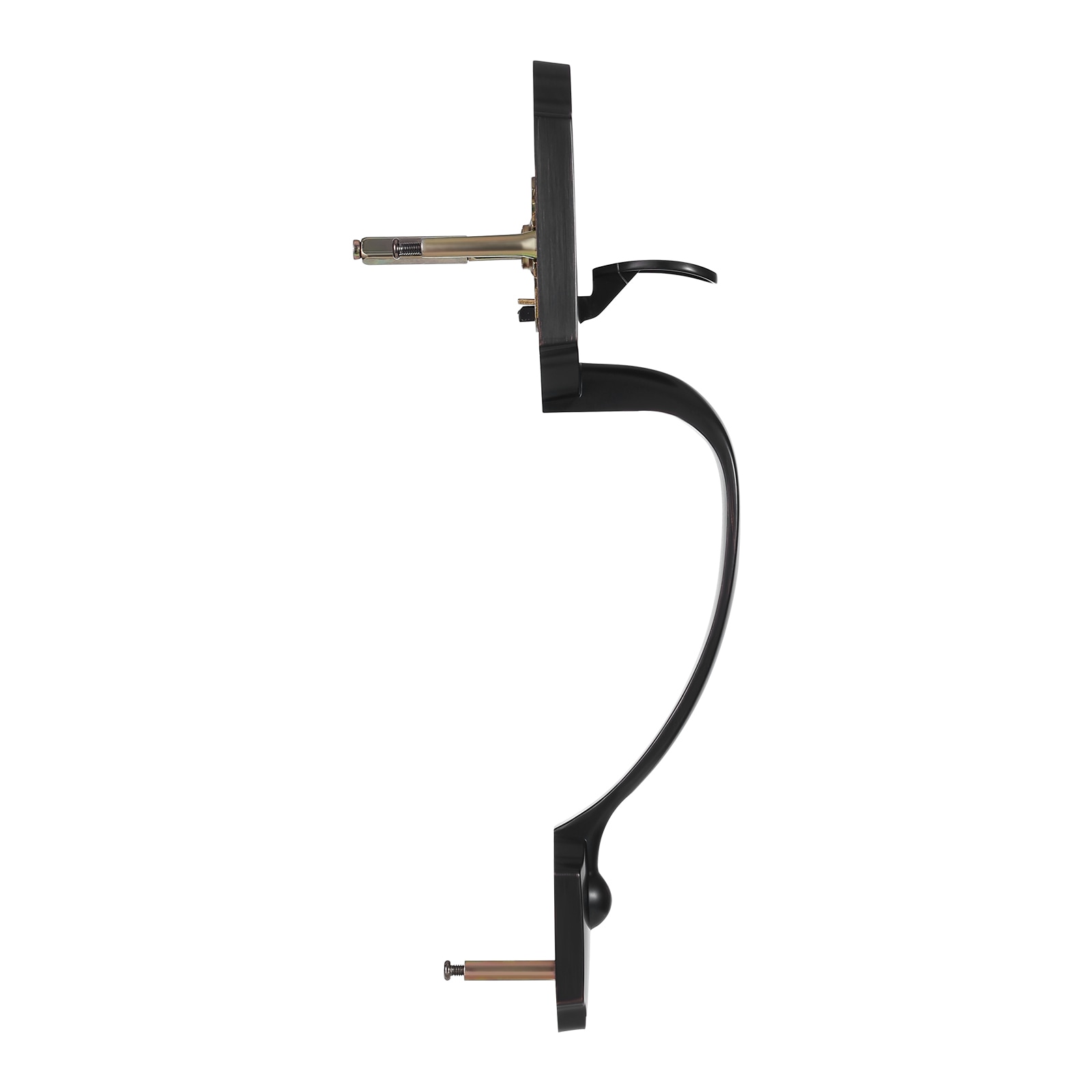 Front Door Handle And Deadbolt Set In Antique Copper Finish_voghion.com